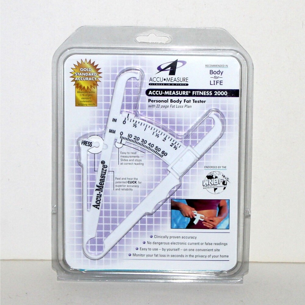Accu-Meassure Fitness 2000 Body Fat Tester Caliper WNBF NEW